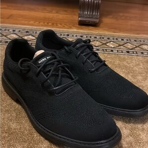 Mark Nason Black Knit Men's Oxfords
